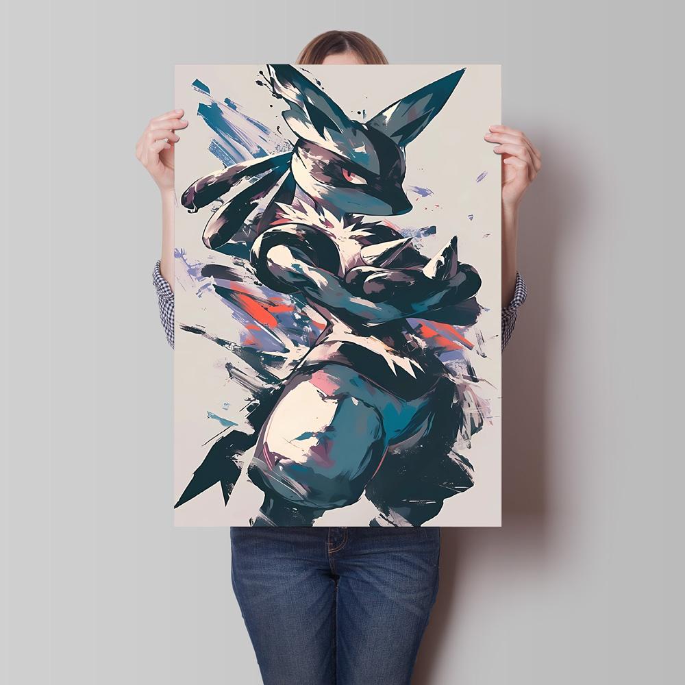 Anime Posters Pokemon Umbreon Cartoon Character Picture HD Print Canvas Painting Home Children's Room Wall Decoration Gifts