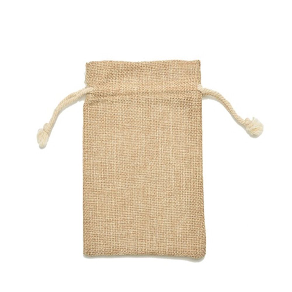 Gunny Favour Mini Hessian Pouch Rustic Gift Party Tie Wedding Burlap Favor Bag