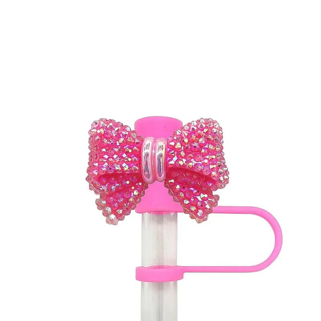 Blumen Strohhalm Kappen 10mm Silikon Strohhalm Spitzen Deckel Wiederverwendbarer Staubdichter Strohhalm Aufsatz für Stanleys Becher Partydeko