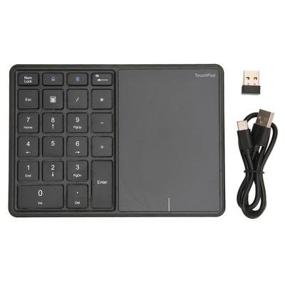 Clavier numérique sans fil 22 touches, design ergonomique, clavier numérique double mode sans fil 2,4 GHz avec