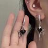 New Cross Structure Love Earrings Ins Niche Cold Wind Design Earrings