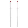 Versatile Deluxe Pickle Pincher, Set Of 2,Pickle Picker Stainless Steel And Plastic- Olive Pepper Grabber
