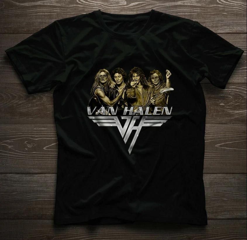 Eddie Van Halen David Lee Roth Van Halen Is Finished T-Shirt 3XL