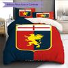 Genoa CFC Bettwäsche Bettdecke Set Bettbezug Kissenbezug Heimdekoration Geburtstagsgeschenk (1 Bettbezug + 2 Kissenbezüge, ohne Füllung)