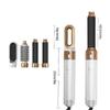 5-in-1 Hair Dryer Brush Set, Hot Air Styling Comb with Curling Iron & Straightener jml02