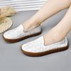 Women's Lightweight Round Toe Flats Slip On Flat Ballet Shoes for Women Casual Faux Leather Loafer Dressy Shoes Soft Driving Shoes Walking Loafers
