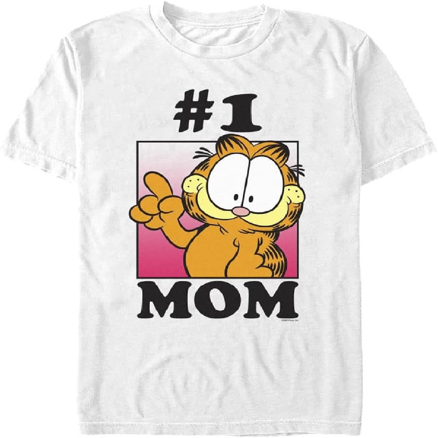 Nickelodeon Big & Tall Garfield #1 Mom Men s Tops Short Sleeve Tee Shirt S