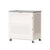 Haixing Large Capacity Folding Plastic Laundry Hamper with Lid