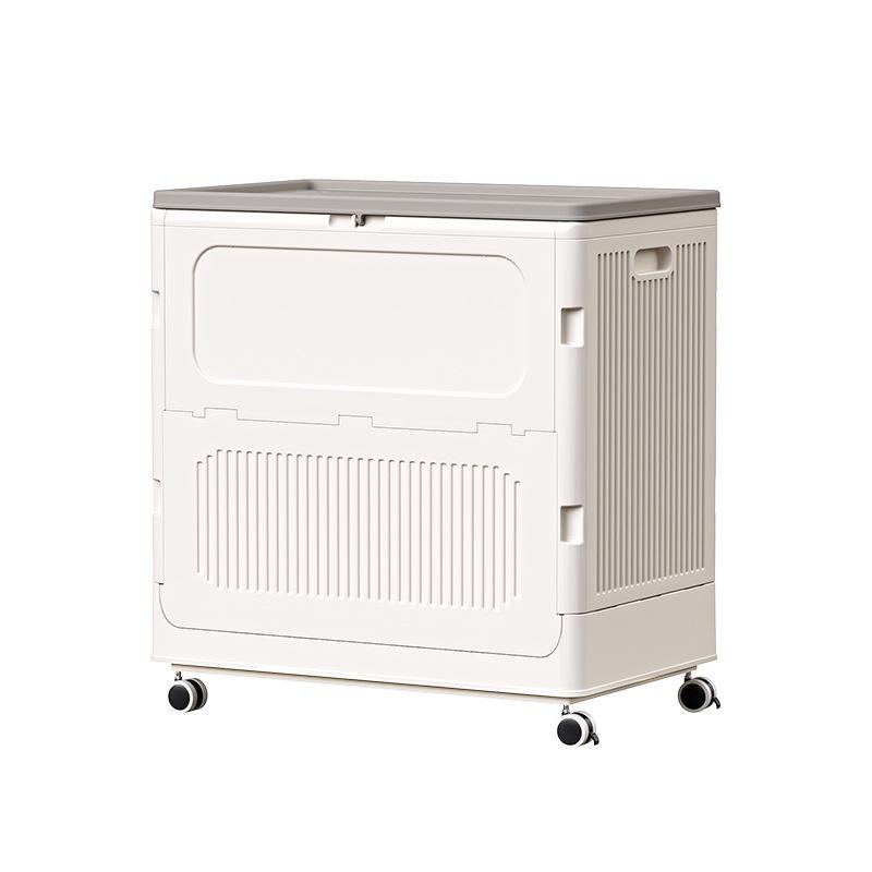 Haixing Large Capacity Folding Plastic Laundry Hamper with Lid
