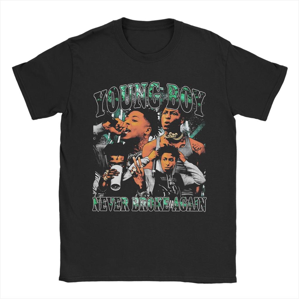 Rapper Young Boy Never Broke Again MASA Tour 2025 New Arrival T Shirt for Men Women Pure Cotton Tee Shirt Clothing