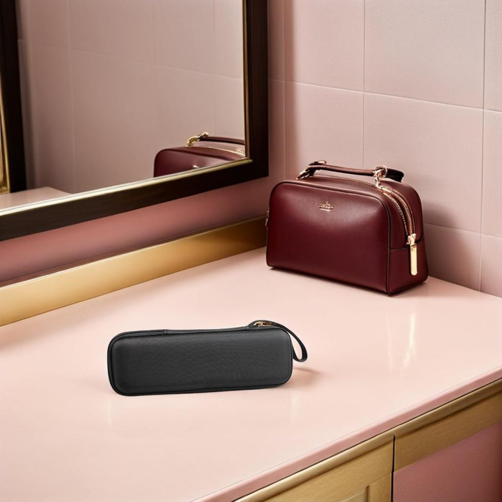 TOPPERFUN Microphone Storage Case Wireless Hard Pouch Compact Portable Bag Karaoke My Microphone Sennheiser Compatible Audio Equipment Skull Box