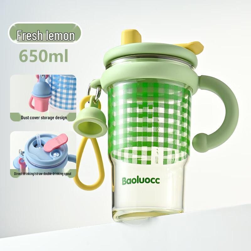 Portable Straw Water Bottle