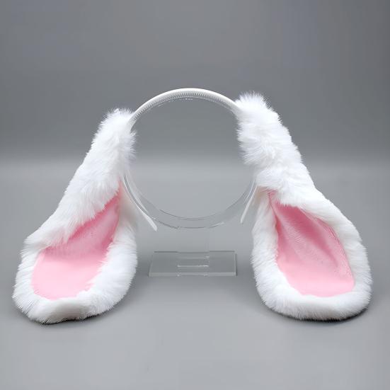 Hair Hoop Adjustable Comfortable Fit Elastic Festive Easter Headband with Playful Animal Ears