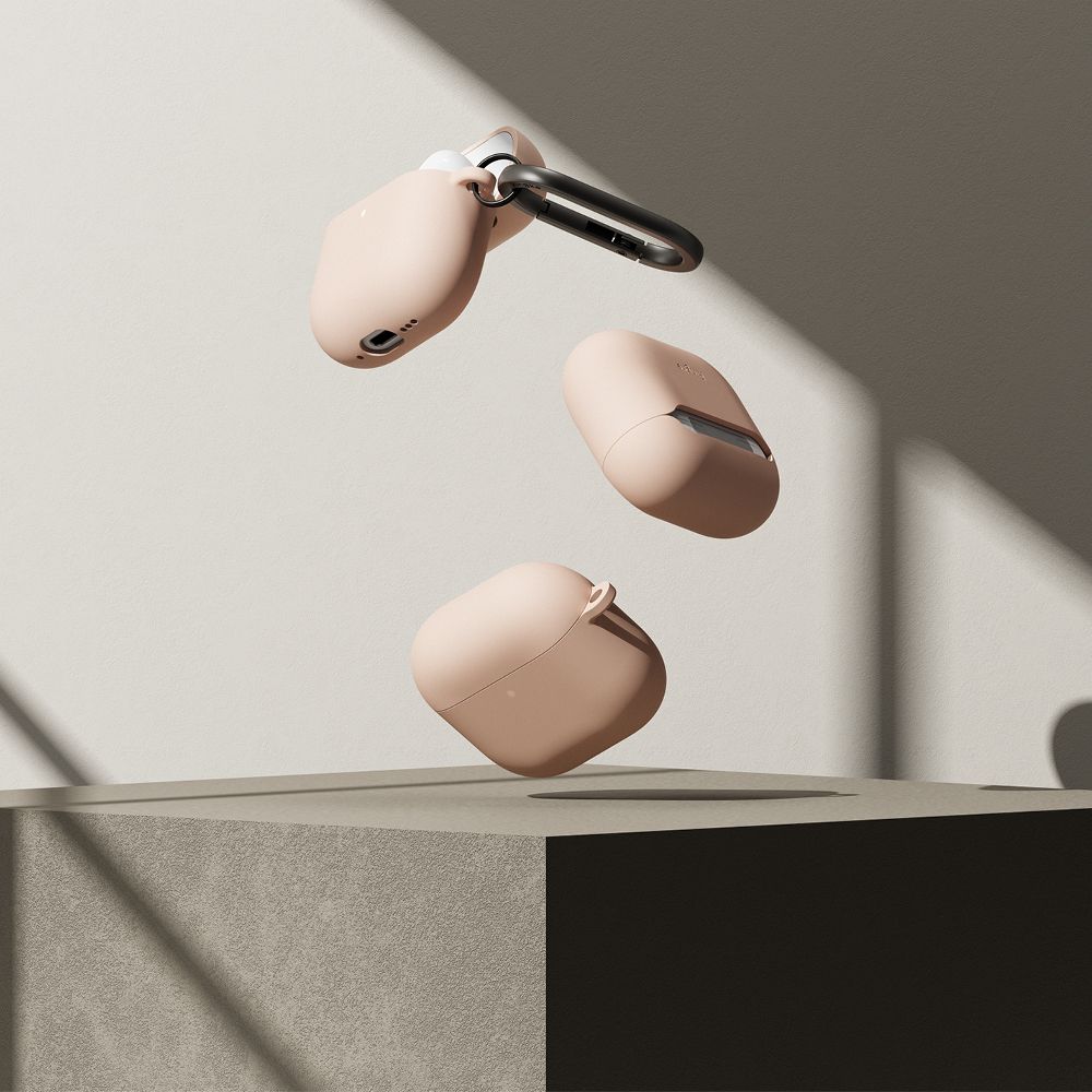Ringke Silicone Apple Airpods 4 Pink Sand