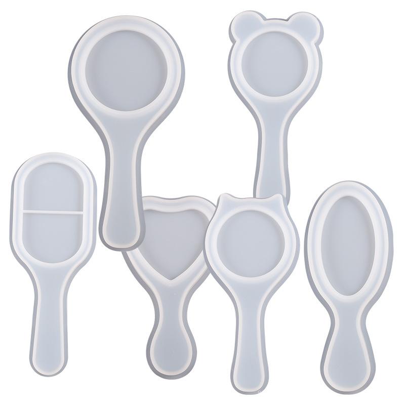Comb Airbag Silicone Hairbrush Molds Comb Casting Resin Brush Epoxy DIY Mold Flexible Resin Mirror Plastic