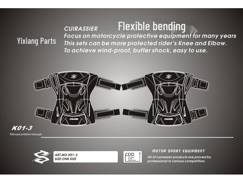 Yixiang Offroad-Motorrad-Knieschützer: Schutzausrüstung für Fahrer