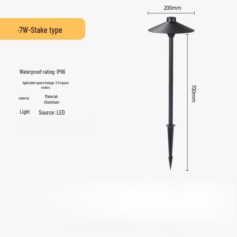 

Outdoor LED Ground Plug Garden Lamp