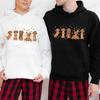 Fall Dachshund Print Men's Hoodies Cute Wiener Dog Sweatshirts Cozy Autumn Dog Hooded Sportwear Doxie Dog Owner Design Hoody