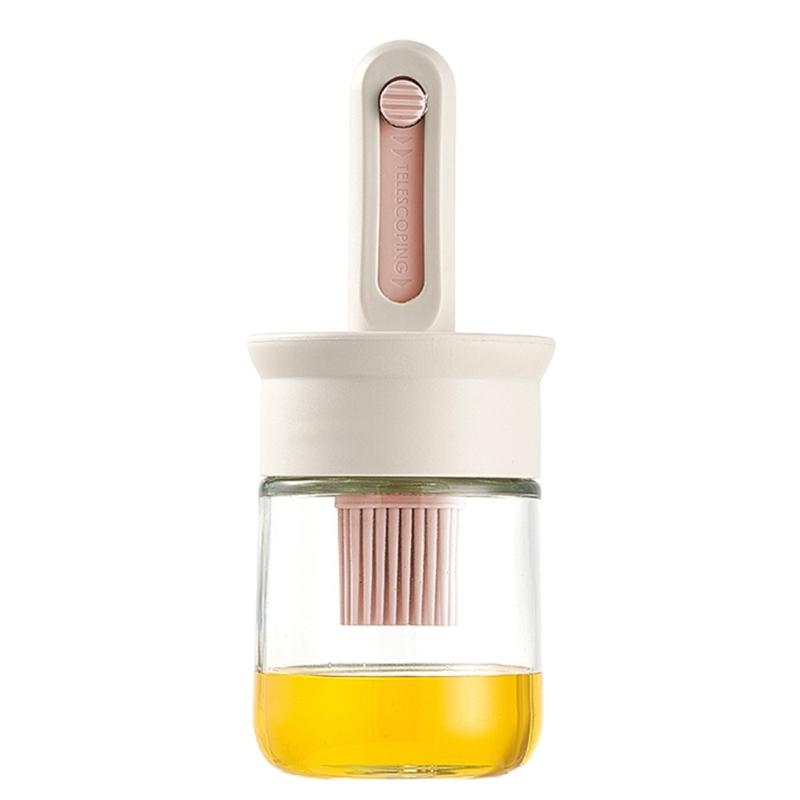 

Easy to Use Silicone Cooking Brush Durable Silicone Oil Brush for Baking Frying and Barbecue Cooking Essential 1 розовый