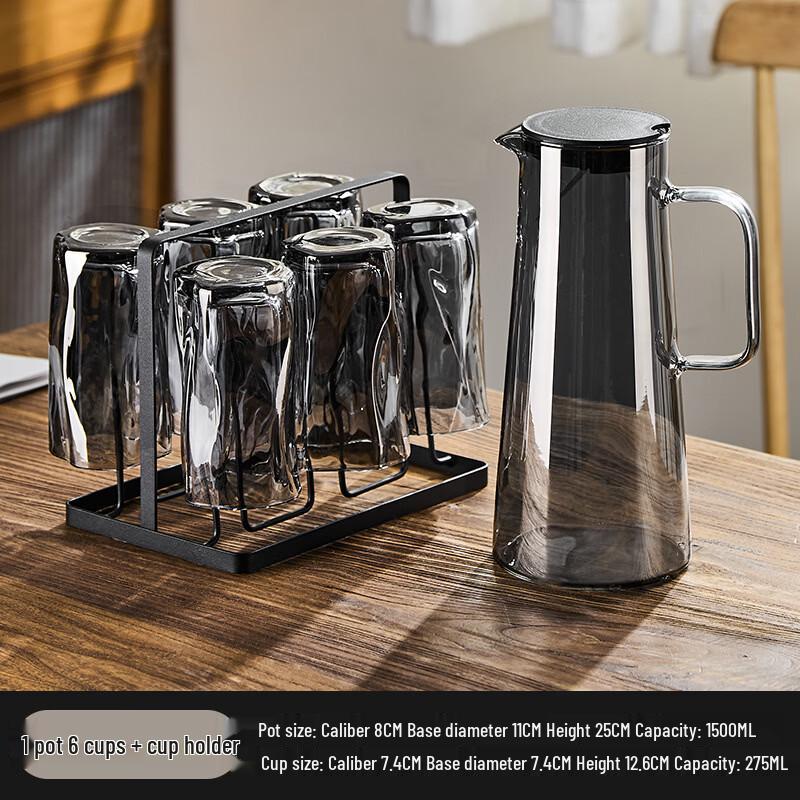 

Shangqi Aesthetic Twist Glass Teacup Set