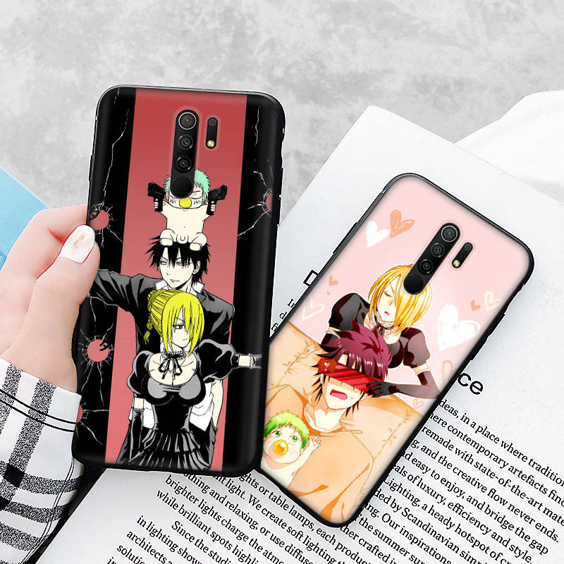 Black Case for Xiaomi Redmi 13C Note 9 iPhone XR 7 8 14 15 11 12 13 X XS Pro Max Samsung A25 S23 S24 FE Ultra Plus Beelzebub
