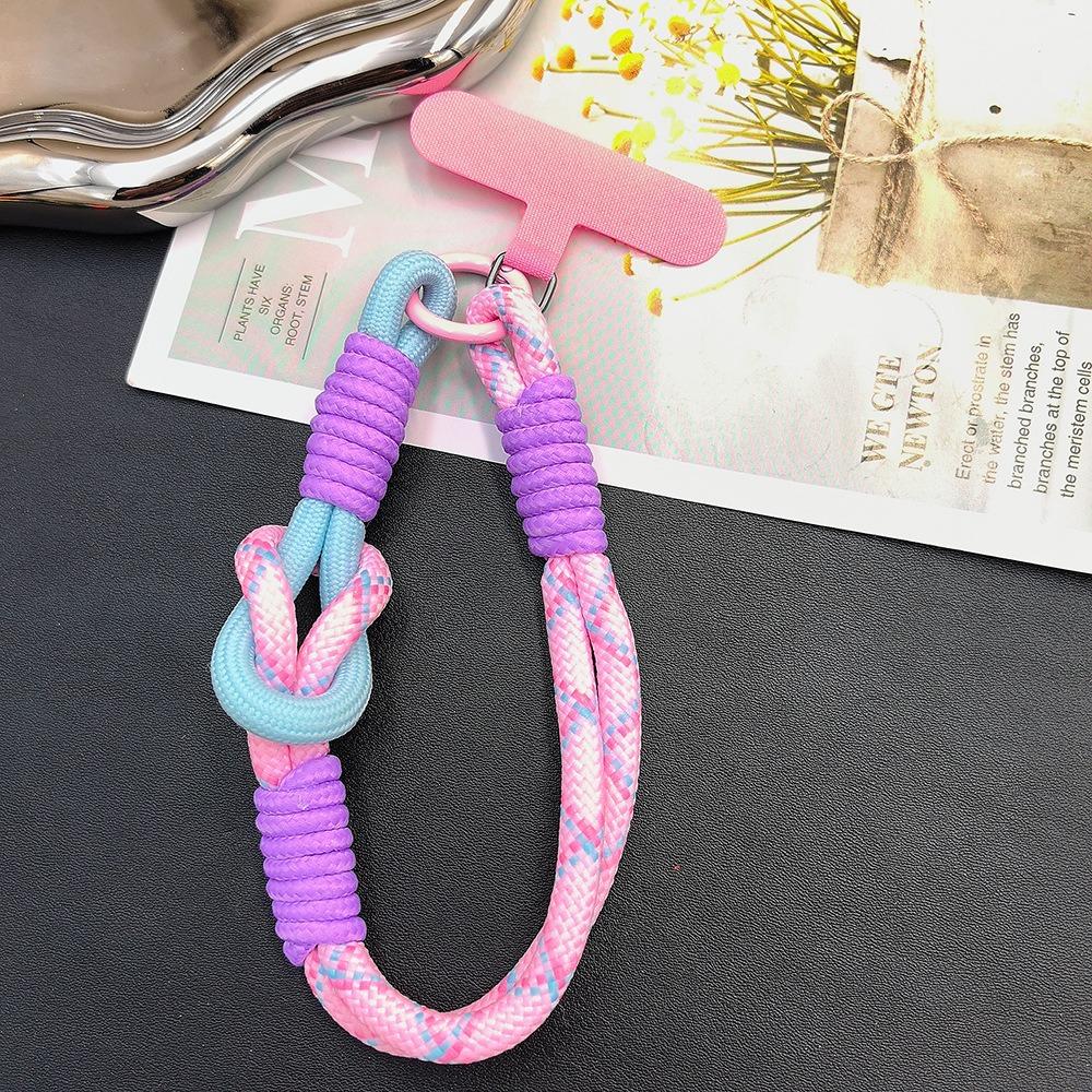 Anti-lost Braided Phone Lanyard Handwoven Hanging Cord Camera Hanging Rope  Phone Charm Accessories