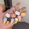 Mini Ice Cream Bear Bag Pendant - KT Fabric Bean Dollhouse Accessory
