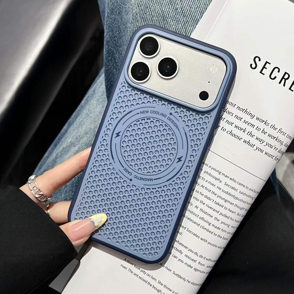 17 Applicable iPhone16promax Honeycomb Cooling 16 Apple 17Pro Mobile Phone Case 17promax Protective Case