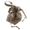 Solid Color Drawstring Bag Storage Cloth Handbag Sweet Cosmetic Bag  Female