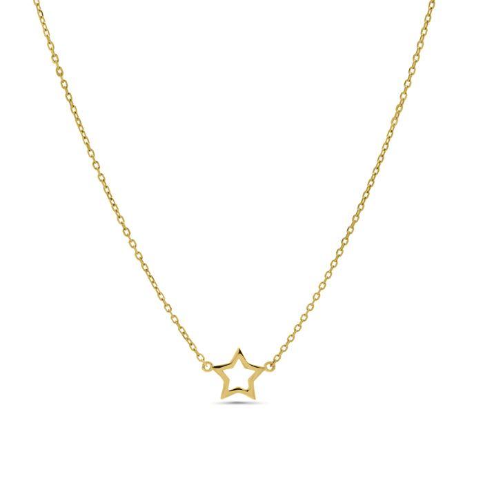 Collier en argent 925 avec finition en or 18k - Bandoead