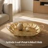 Elegant Decorative Tray with Handles Openwork Serving