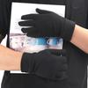 Black Non-Slip Gloves Unisex Autumn Winter for Men Women Thin Thermal Gloves Touch Screen Outdoor Non-Slip Riding Warm Gloves