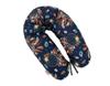 Longer Pregnancy Pillow for Pregnant Women To Sleep + Removable Cover - Dream Catchers In Navy Blue