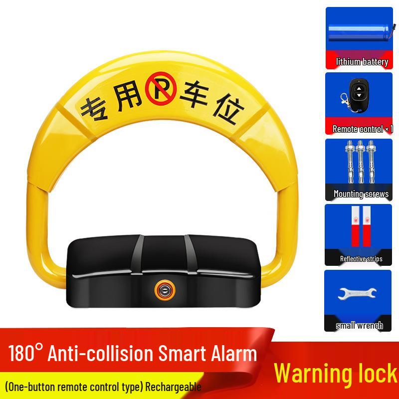 Yinhong Smart Remote-Control Parking Lock with 180° Anti-Collision Alarm