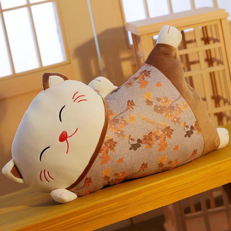 High-Quality Cute High-Quality Kawaii High-Quality Fortune High-Quality Cat High-Quality Throw High-Quality Pillow High-Quality Blanket High-Quality