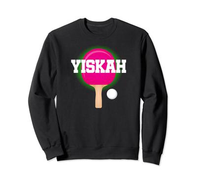 Yiskah Name Girls Table Tennis Ping Pong Game Racket Sports Trainer