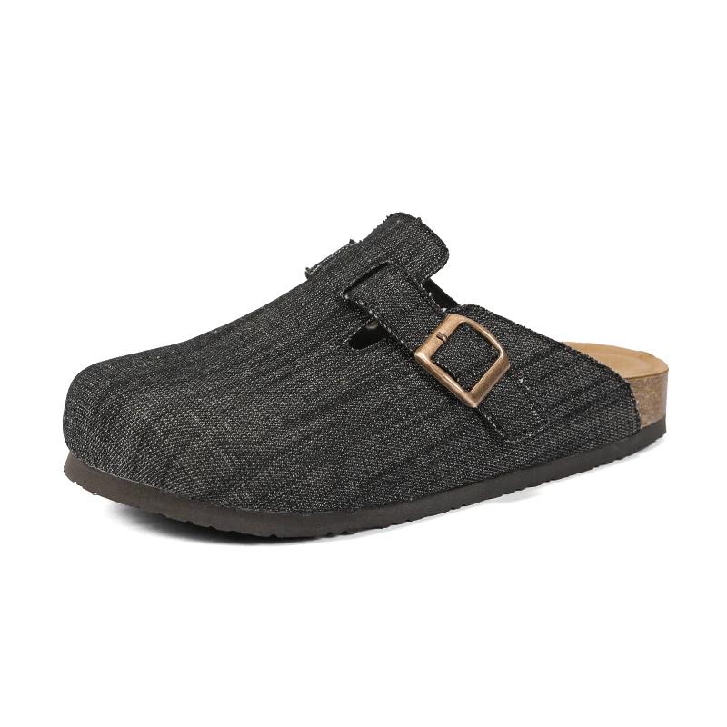 Men Women Wide Toe Slippers Cork Sandals Backless Clogs Comfort Footbed Slip-on Mules Indoor Outdoor Fashion Dropshipping