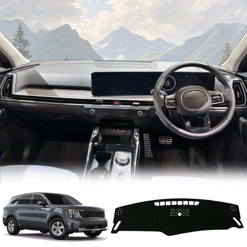 Car Dashboard Mat Accessories for Kia Sorento 2024 2025 2026 Sunshade Protective Carpet Dash Pad Dashmat