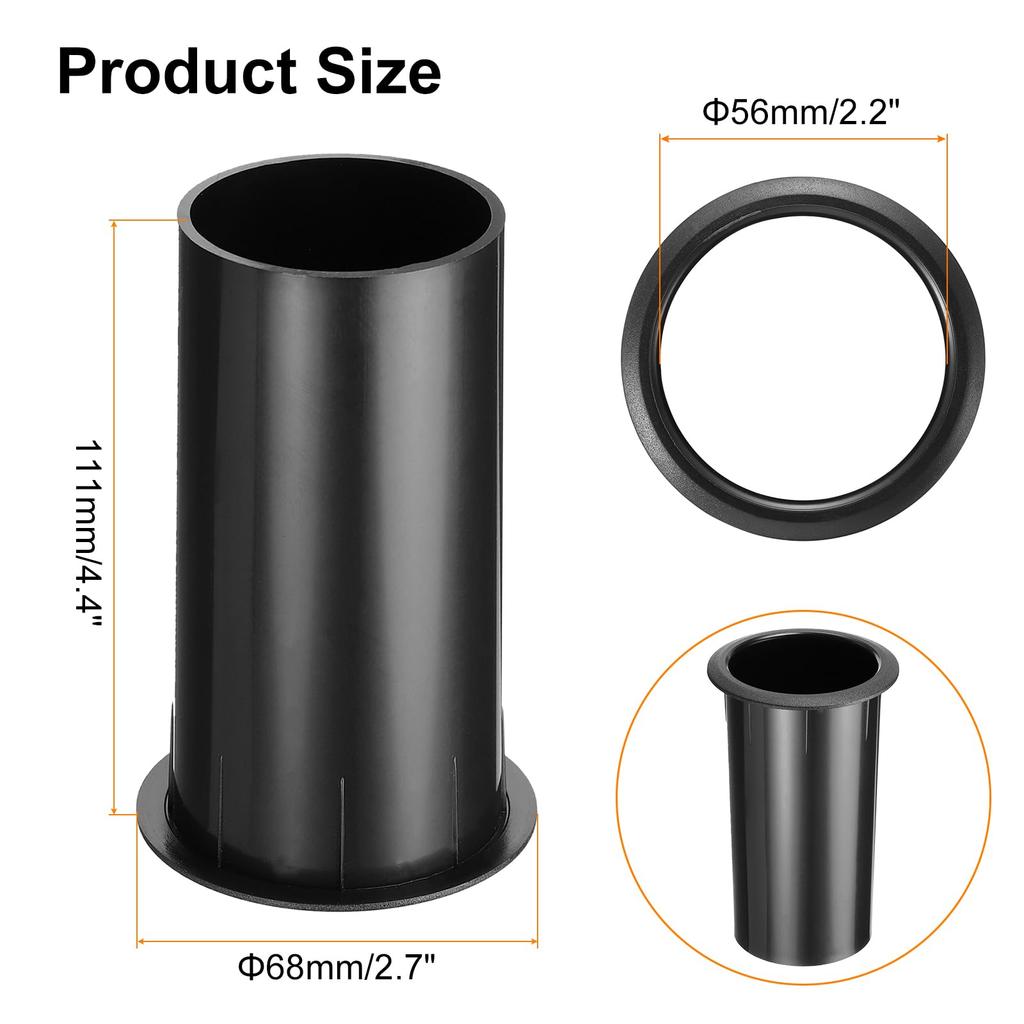 uxcell 5pcs x Speaker Port Subwoofer Bass Box Bass Woofer Speaker Bass Airports for Speaker Cabinets 56x111/2.2 4.4" Tubes, Tubes, Boxes, Boxes, DJ/PA