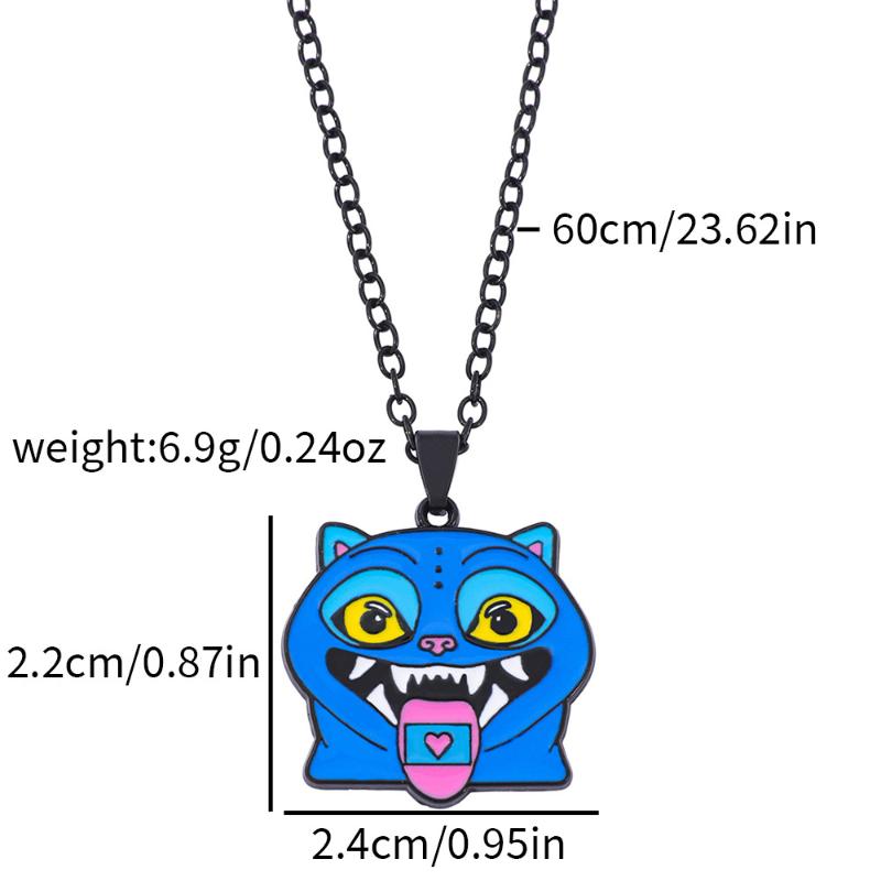 Colar com Pingente de Personagem de Desenho Animado Caçadores de Demônios K-Pop Acessórios de Joalheria Presente