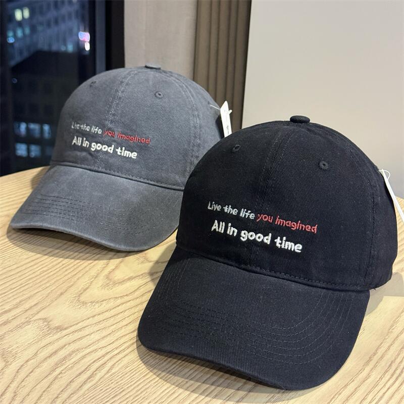 Autumn Big Head Circumference Hat Female Explosion Cap Men and Women Ins Show Small Face Widening Deepening Baseball Cap Tide