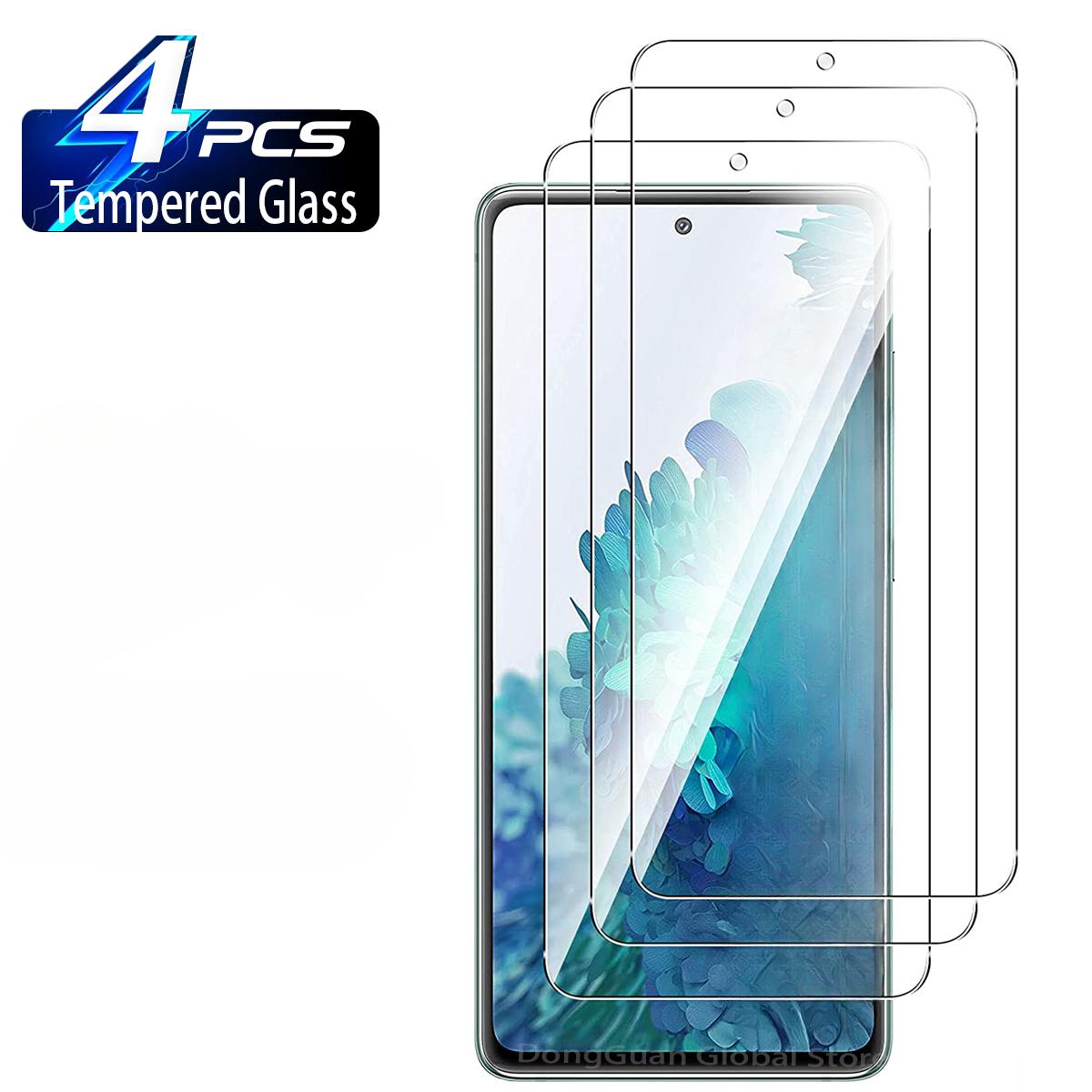 

4 шт. закаленное стекло для Samsung Galaxy S24 S23 S22 S21 S20 FE Plus Ultra защитная пленка для экрана