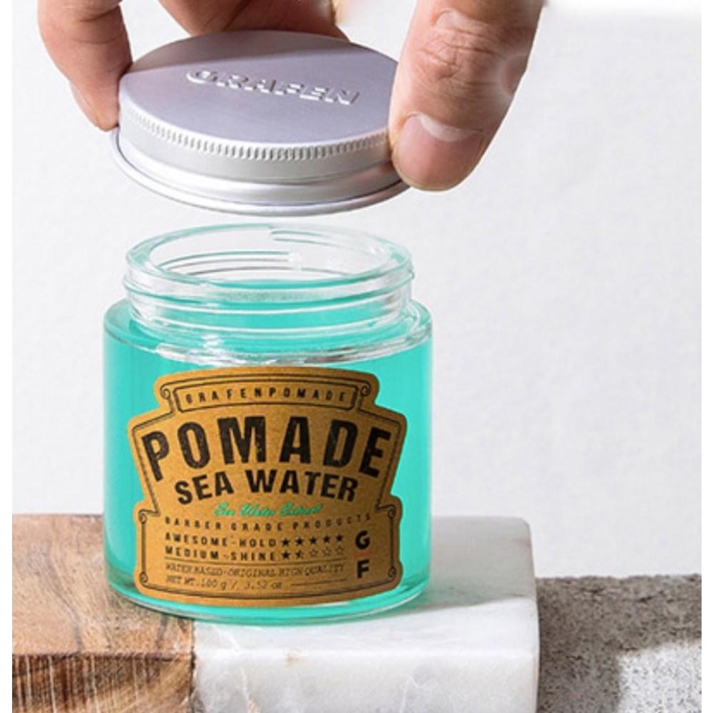 Graphen Seawater Pomade Hair Wax 100g + Spray 210ml Set, 2 Sets