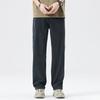 Pantaloni largi casual cu talie elastică pentru bărbați, vară, lyocell moale respirabil, pantaloni drepți