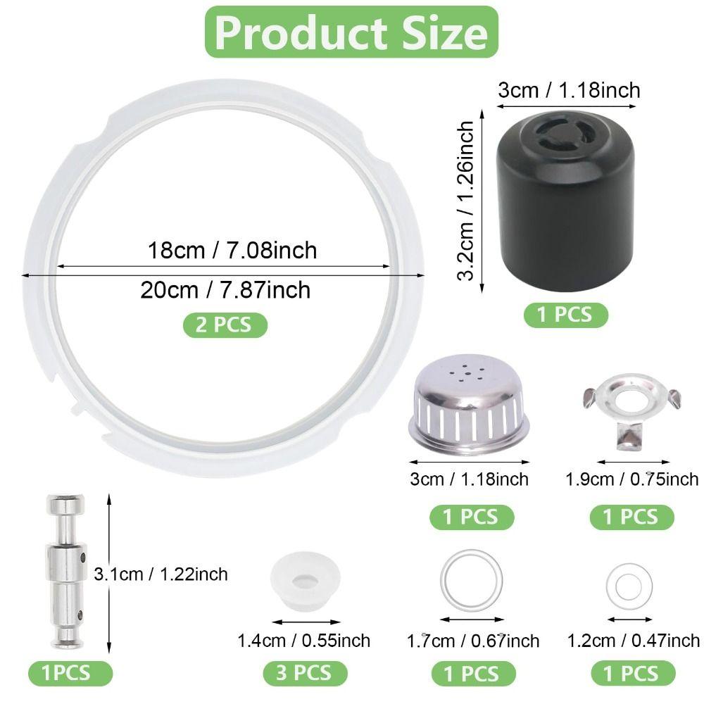 Food-grade PP Plastic Replacement Parts Stainless Steel High Quality Sealing Ring Effortless Use Easy Clean