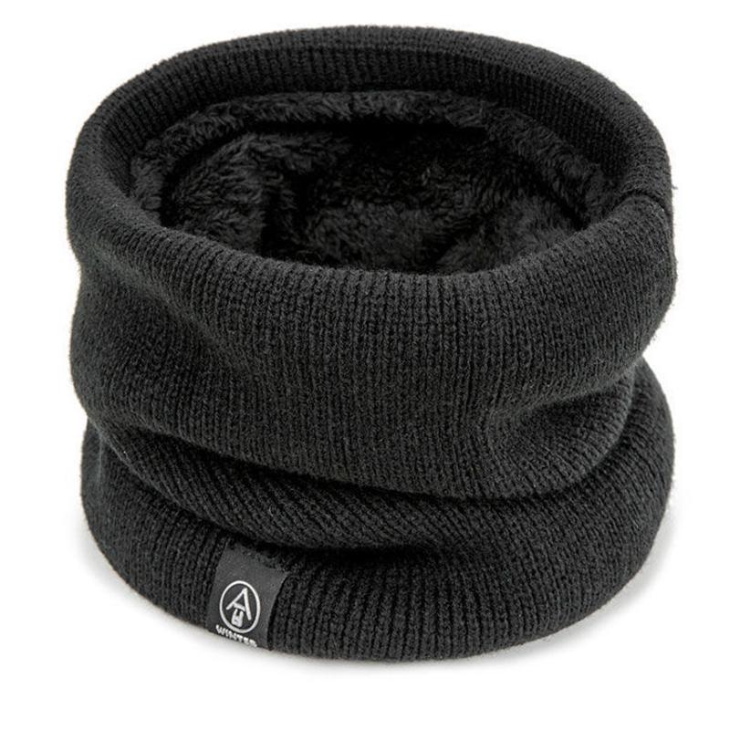 New Women Soft Knitted Neck Warmer Sport Scarf Face Mask Winter Scarves Skating Running Warm Thick Men Ms Neck Scarves Christmas