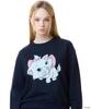 LUVISTRUE [Marie] Sweatshirt(Navy)