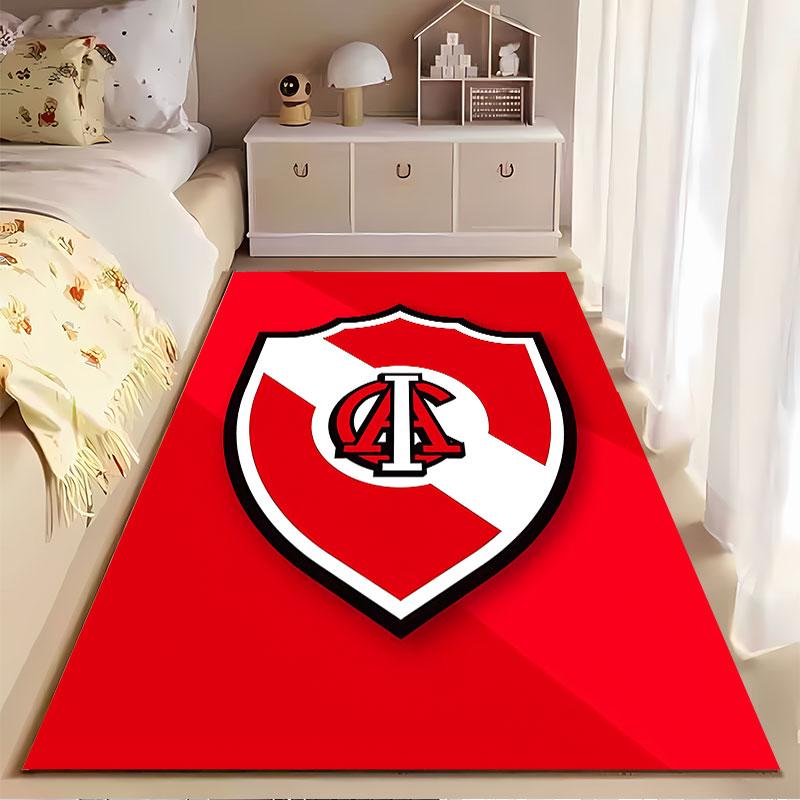 Red Shield with White Stripe suitable as a non-slip mat for the living room or bedroom sofa
