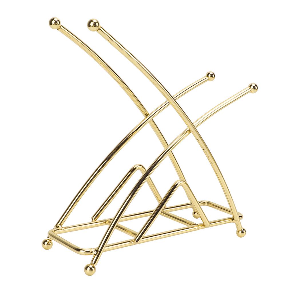 Napkin Holder Fashion Elegant Thickened X Shaped Hotel Table Napkin Holder Wrought Iron Vertical