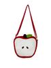 Elegant Apple Shaped Nylon Crossbody Bag With Inner Pocket For Daily Use